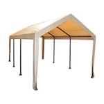 Tan Heavy Duty Canopy Tent 10X20 Carport Portable Steel Shelter 8 Legs. Fixed Price $384.99.