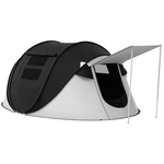 Outsunny Camping Tent With Porch And Carry Bag, 3000MM Waterproof, Black. Fixed Price $69.99.