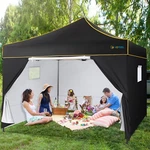 Hoteel 10'X10' Pop Up Canopy Heavy Duty Commercial Instant Tent With 4 Sidewalls. Fixed Price $139.99.
