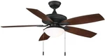 Hampton Bay Gazebo Iii 52 In. Indoor/outdoor Natural Iron Ceiling Fan W/ Light. Fixed Price $78.95.