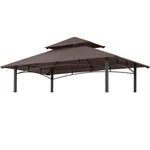 Abccanopy Grill Gazebo Replacement 5X8 Double L-GG001PST-F, Brown. Fixed Price $51.11.