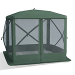 85" X Portable Backyard Gazebo W/ Ground Stakes Guy Ropes & Carry Bag, Green. Fixed Price $146.99.