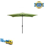 Abble 10X6.5FT Patio Umbrella With Crank Handle, Sturdy Ribs, Waterproof. Fixed Price $41.59.