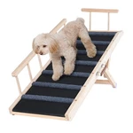 Vevor Dog Ramp Folding Pet Adjustable For Bed Sofa Car Wooden 47.2" Long. Fixed Price $118.47.