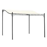 Outsunny 10' X Steel Outdoor Pergola Gazebo, Patio Canopy New Shade White. Fixed Price $149.70.