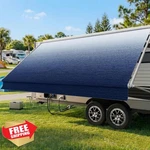 Luvioro Rv Awning Fabric Replacement 18' Ocean Blue Fade Heavy Duty Vinyl. Fixed Price $165.99.