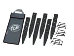 Ez-up Heavy-duty Stake Kit For Canopy Shelters Set Of 6 W/ Carry Bag. Fixed Price $23.00.