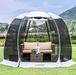 Brand New Leedor 10X10 Pop Up Screen House, 4-6 Person Outdoor Gazebo Easy Insta. Fixed Price $196.99.