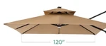 Best Choice Bcp Replacement 10X10FT 2-TIER Square Patio Umbrella (canopy Only). Fixed Price $59.99.