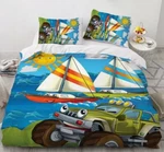 3D Boat Sea Car ZHUA1372 Bed Pillowcases Quilt Duvet Cover Set Queen King Zoe. Fixed Price $71.26.