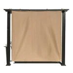 Alion 90% Sun Shade Panel Pergola Cover 1 Side Grommet, Rod Pocket Walnut. Fixed Price $69.66.