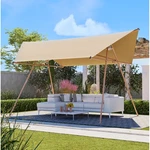 Large Uv Block Sail Canopy Sun Shade W/upf 50+ Waterproof For Patio Backyard. Fixed Price $259.99.
