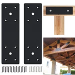 Pergola Flat Brackets 2 Pack 10X3 I-shape Mending Plate For 4X4 Lumber. Fixed Price $30.60.