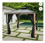 Hampton Bay 12 Ft. X Lorston Gazebo Outdoor Patio Replacement Netting-new. Fixed Price $35.99.