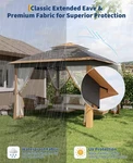 11'X11' Pop Up Gazebo, Outdoor Canopy Tent With Mosquito Netting, Uv Waterproof. Fixed Price $199.49.