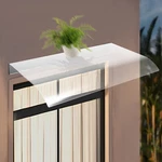 Clear Window Awning, Door Sun Shade Canopy Hollow Sheet Uv Rain Snow Protection. Fixed Price $21.09.