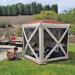 Axploroutdoor Pop Up Canopy Screen Tent 10X10 Camping Gazebo Portable Out.... Fixed Price $158.34.