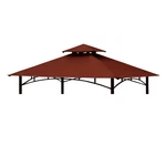 Tanxianzhe Grill Gazebo Replacement Canopy Top Cover 5 8 Double Burgundy. Fixed Price $66.36.