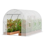 Vevor Walk-in Tunnel Greenhouse 9.58X6.43X6.23FT Galvanized Frame Pe Cover White. Fixed Price $83.99.