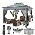Cobizi 12X12 Pop Gazebos On Clearance Upgrade Easy Metal Outdoor Gazeb.... Fixed Price $188.63.