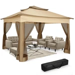 11X11 Pop Up Gazebo Outdoor Canopy Patio With Mosquito Netting. Fixed Price $187.77.