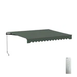 Aleko Motorized 10 X 8 Ft Retractable Home Patio Canopy Awning Forest Green. Fixed Price $354.71.