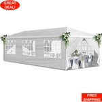 Carpa 10X30 Pies Toldo Para Fiestas Exteriores Patio Tienda De Boda Heavy Duty. Fixed Price $145.99.