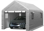 Carport 10X20 Ft Enclosed With Roll-up Windows, Portable Garage Rem. Fixed Price $575.99.