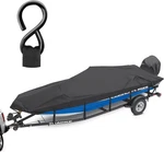 Boat Cover Heavy Duty Metal Buckle, 1200D Waterproof For Bass 17-19FT. Fixed Price $127.99.