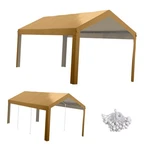 Polyethylene Carport Cover By 10' X 20' Replacement Canopy, & Protection For. Fixed Price $139.73.