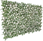 1PC Artificial Leaf Expandable Privacy Fence Screen, Faux Boxwood Stretchable La. Fixed Price $68.99.