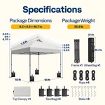 10X10FT Pop Up Canopy Tent One Push Portable Outdoor Shelter Heavy Duty. Fixed Price $84.96.