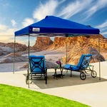 Popup-shade 10'X10' Instant Canopy One-person Setup Plus Wheel-bag, Camping New. Fixed Price $197.55.