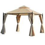 Garden Winds Replacement Canopy Top Cover Compatible With The Outsunny 10 X 1.... Fixed Price $73.26.