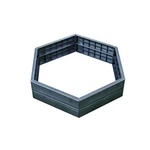 Modular Raised Bed (hexagon Shape 10" High) 6 Sided 44" Dia.. Fixed Price $132.05.