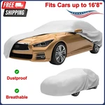 Budge Lite Car Cover Dustproof, Breathable Automotive Fits Up 16'8.. Fixed Price $36.49.