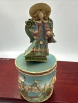 Angel Wreath Treasure Keeper Trinket Box Floral Flowers Storage Decor 6 Tall. Fixed Price $13.33.