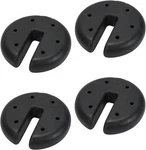Quik Shade Set Of 4 Heavy Duty Weight Plates For 16 X 8.5", Black. Fixed Price $57.11.