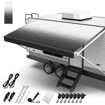 Rv Awning Fabric Replacement 19.5OZ Heavy Duty Vinyl 16 Dark Gray Fade Fonzier. Fixed Price $179.99.