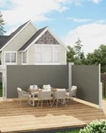 Gravee Retractable Side Awning 71X236 Inch Patio Privacy Screen Fence Divider. Fixed Price $129.01.