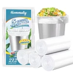 5 Gallon 212PCS Small Clear Trash Bags Strong Garbage Bathroom. Fixed Price $21.40.
