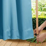 Nicetown Weatherproof Outdoor Curtains Windproof Waterproof Privacy Drapes. Fixed Price $16.99.