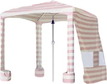 Elegant Pink Beach Cabana Tent - Easy Setup, 6.2' X Instant Sun Shade. Fixed Price $133.99.
