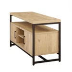 Tv Table Stand Natural Oak With Metal Frame Jace Col. Better Homes Garden. Fixed Price $95.00.