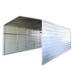 Aleko Galvanized Steel Carport Canopy Shelter With Sidewalls 12WX26LX10H Ft Grey. Fixed Price $2899.00.