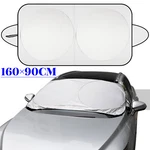 Outer & Inner Foldable Car Sun Shade Windshield Visor Cover Uv Block Heat Shiled. Fixed Price $10.79.