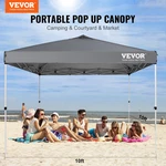 Pop Up Canopy Tent, 10 X Ft, 250 Silver Coated Tarp, Dark Gray. Fixed Price $131.99.