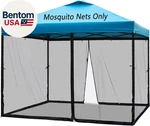 10X10 Mosquito Netting For Patio Canopy Tent/pop Up Tent,double Door Side. Fixed Price $71.00.