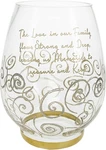 Pavilion Gift 7.75" Gold "love In Our Family" Swirl Glass Candle Holder. Fixed Price $36.59.