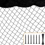 Bstpcoo Bird Netting 50'X50' With 1" Square Mesh 50'-1'', Black. Fixed Price $81.11.